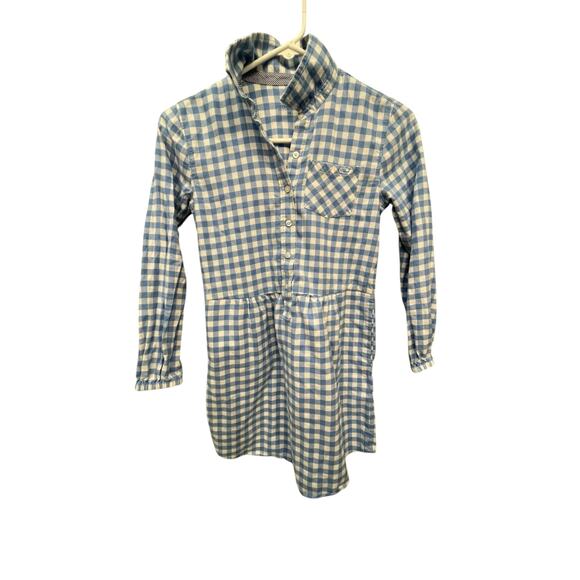 Vineyard Vines Girls’ Gingham Shirt Dress | Size 10 | 100% Cotton | Flannel Soft - Picture 1 of 5